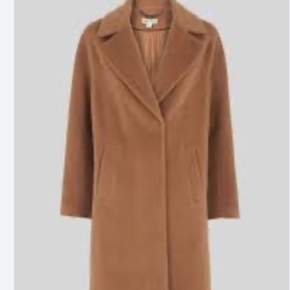 Whistles Mara Drawn Cocoon Coat - Picture 4 of 8